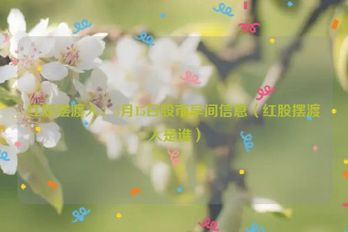 红股摆渡人：3月15日股市早间信息（红股摆渡人是谁）